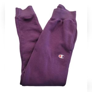 Purple Champion Jogger Sweatpants